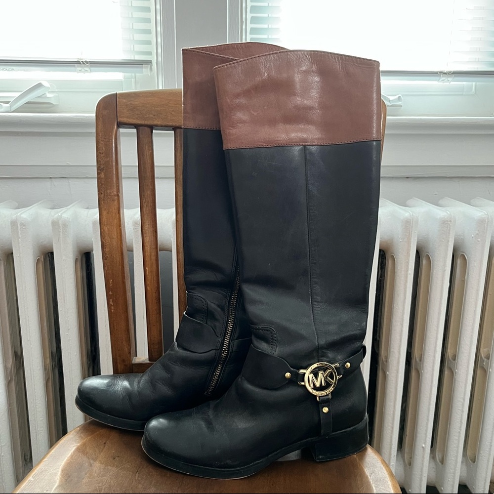 Michael Kors Two-Tone Boots